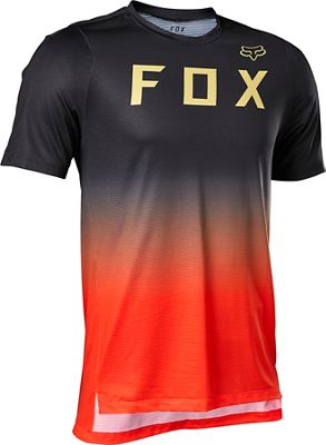 Fox Racing Flexair Short Sleeve Cycling Jersey - Flo Red - M, Flo Red